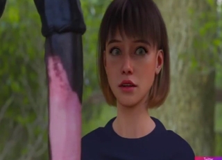 Animated porn movie with a horse D blowjob