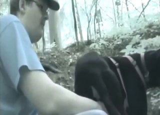 Nice dog fuck experience with anal fingering