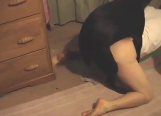 Wife records her husband's bestiality cheating