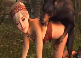 Mad zoo sex shows a blonde just taking it