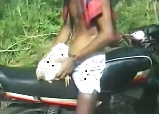 Outdoor filthy as fuck bestiality with a nice lover